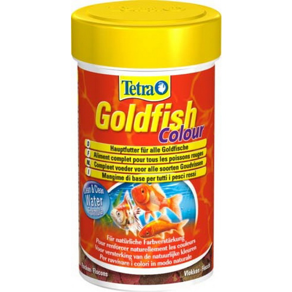 TETRA Goldfish Color 100мл хлопья д/усилен.окраски золот.рыб