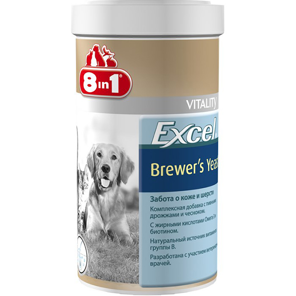 8 в 1 Excel Brewers Yeast 780таб.пив.дрож.с чесн.д/соб