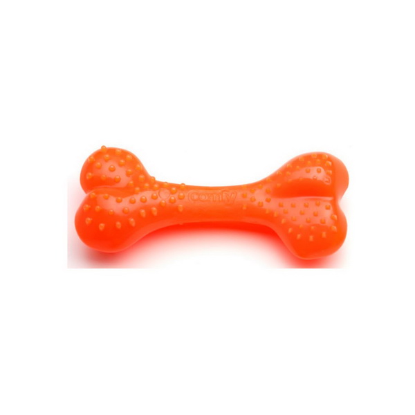 COMFY игрушка д/собак MINT косточка 8,5см оранжевая