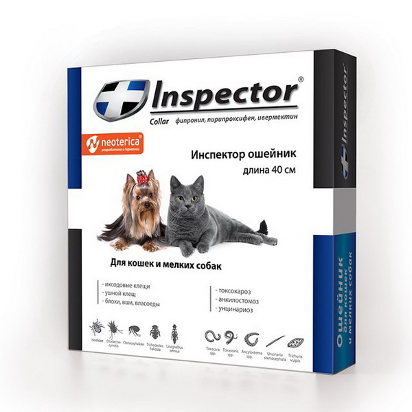 Inspector ошейник для кошек и мелких собак