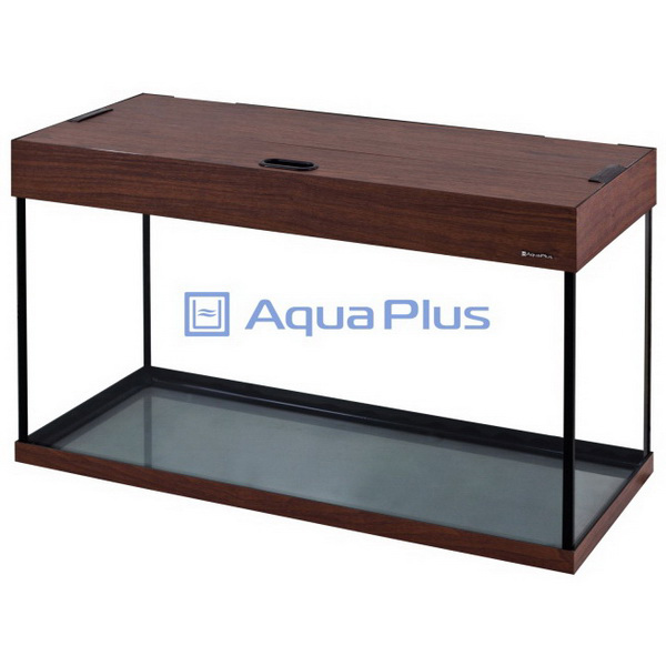 Аквариум Aqua Plus STD LED П120прям.(800х350х490-6)орех 115 л+ R/Fit sunny2х16W
