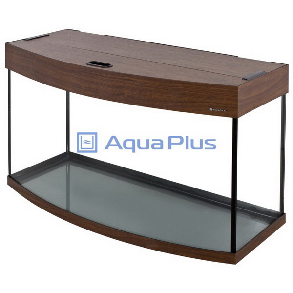 Аквариум Aqua Plus LUX LED Ф115фиг.(800х350х490-6)ОРЕХ 110 л+ R/Fit sunny2х16W