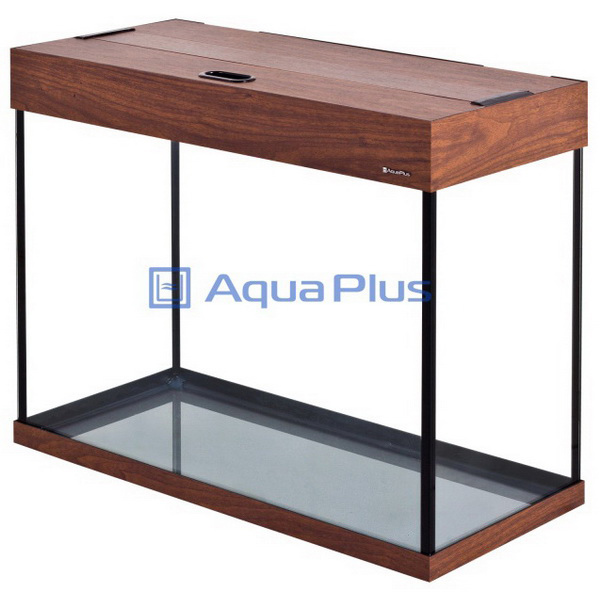 Аквариум Aqua Plus LUX LED П100прям.(700х300х560-6)ОРЕХ 96 л+ R/Fit sunny1х16W