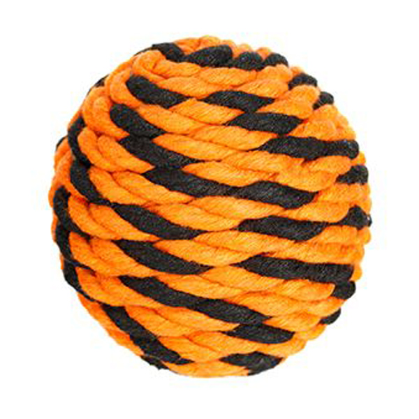Doglike Мяч Броник средний с ручкой (оранжевый-черный)