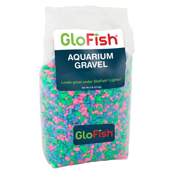 Грунт флуоресцирующий GloFish розовый/зеленый/синий 2,268кг