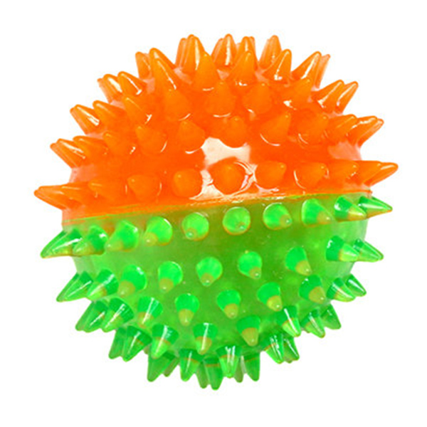 ZIVER игрушка ^Мячик с шипами^ 7см зелено-оранжевый