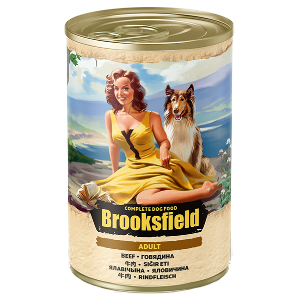 BROOKSFIELD Конс. для собак 400г Говядина с рисом Adult Dog
