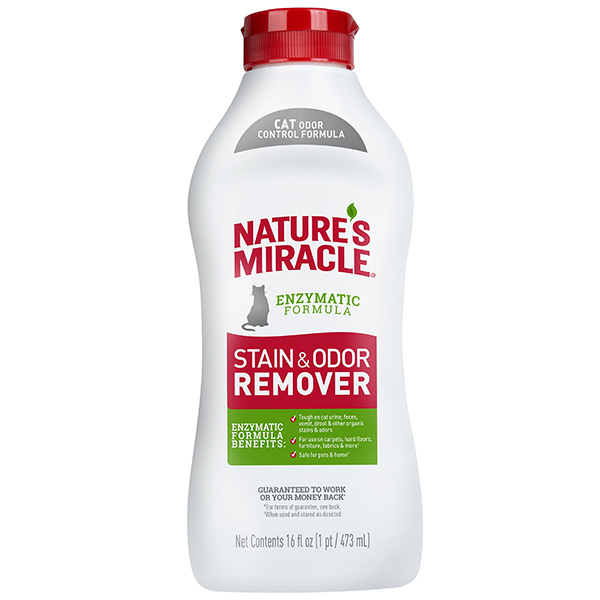 Nature Miracle Уничтожитель пятен и запахов д/кошек Cat Stain&Odor Remover 473 мл