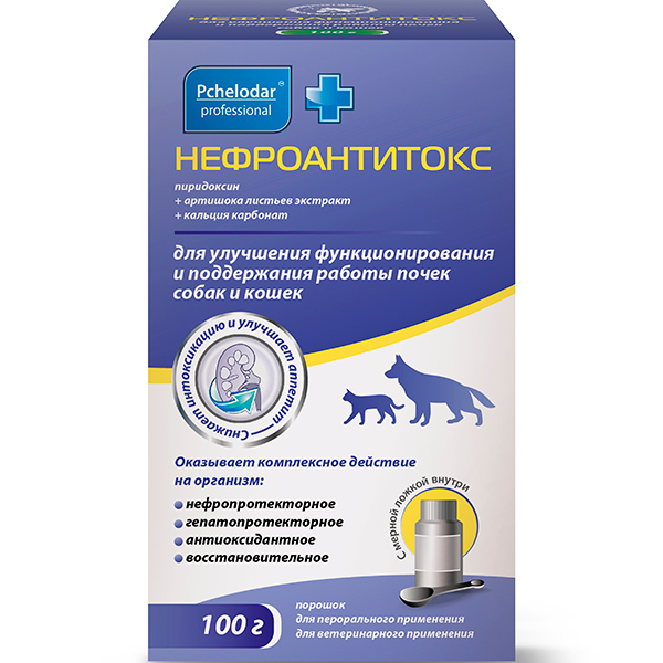Пчелодар Нефроантитокс для кошек и собак 100г (порошок)