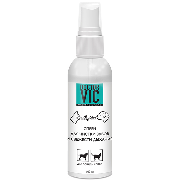 Doctor VIC Спрей для  чистки  зубов  и  свежести  дыхания  собак  и  кошек, фл. 100 мл