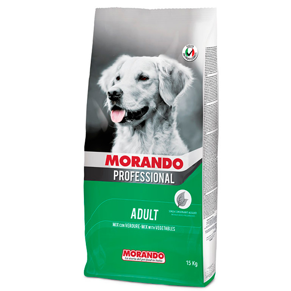 Morando Professional Cane сухой корм для взрослых собак с овощами, 15 кг