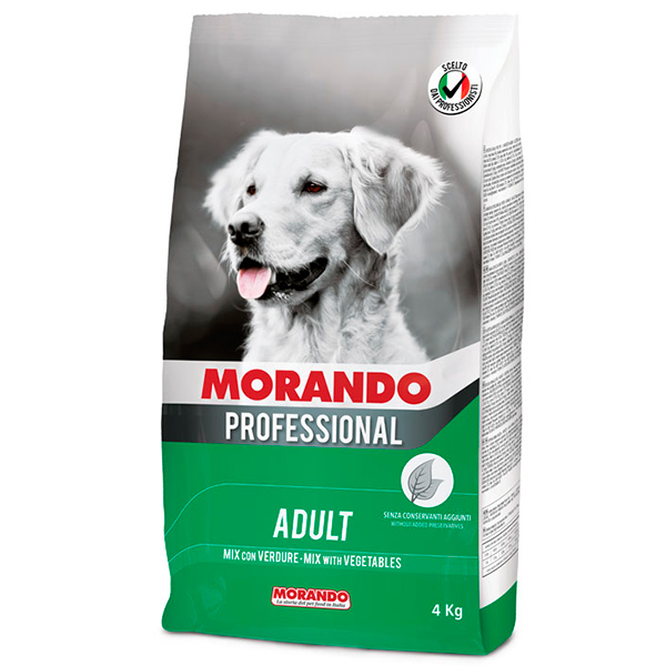 Morando Professional Cane сухой корм для взрослых собак с овощами, 4 кг