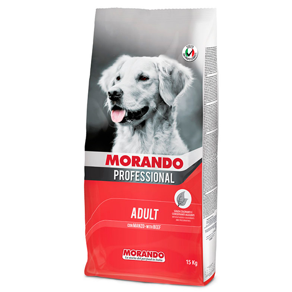 Morando Professional Cane сухой корм для взрослых собак с говядиной, 15 кг
