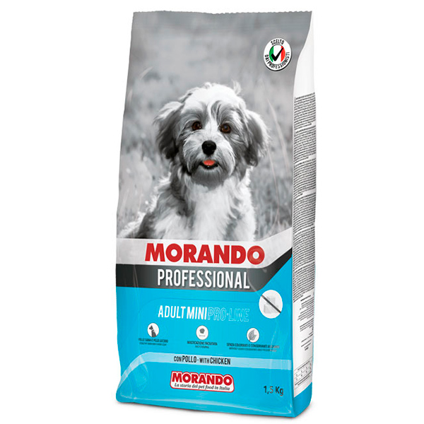 Morando Professional Cane сухой корм для взрослых мелких пород собак PRO LINE с курицей, 1,5 кг