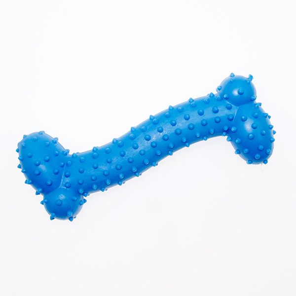Игрушка для собак ^Кость малая^ синяя 10,5 см.Чистый котик