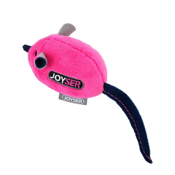 GiGwi Мышка со звуковым чипом розовая, 16 см