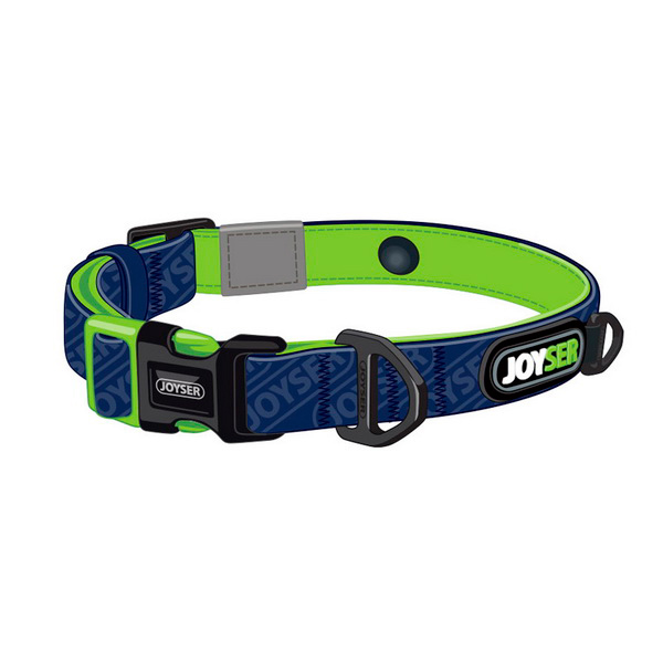 GiGwi Ошейник JOYSER Walk Base Collar XL синий с зеленым (52-62 см)