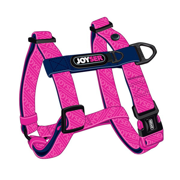 GiGwi Шлейка для собак JOYSER Walk Base Step-in Harness S розовая (шея 16-24, грудь 24-37 см)