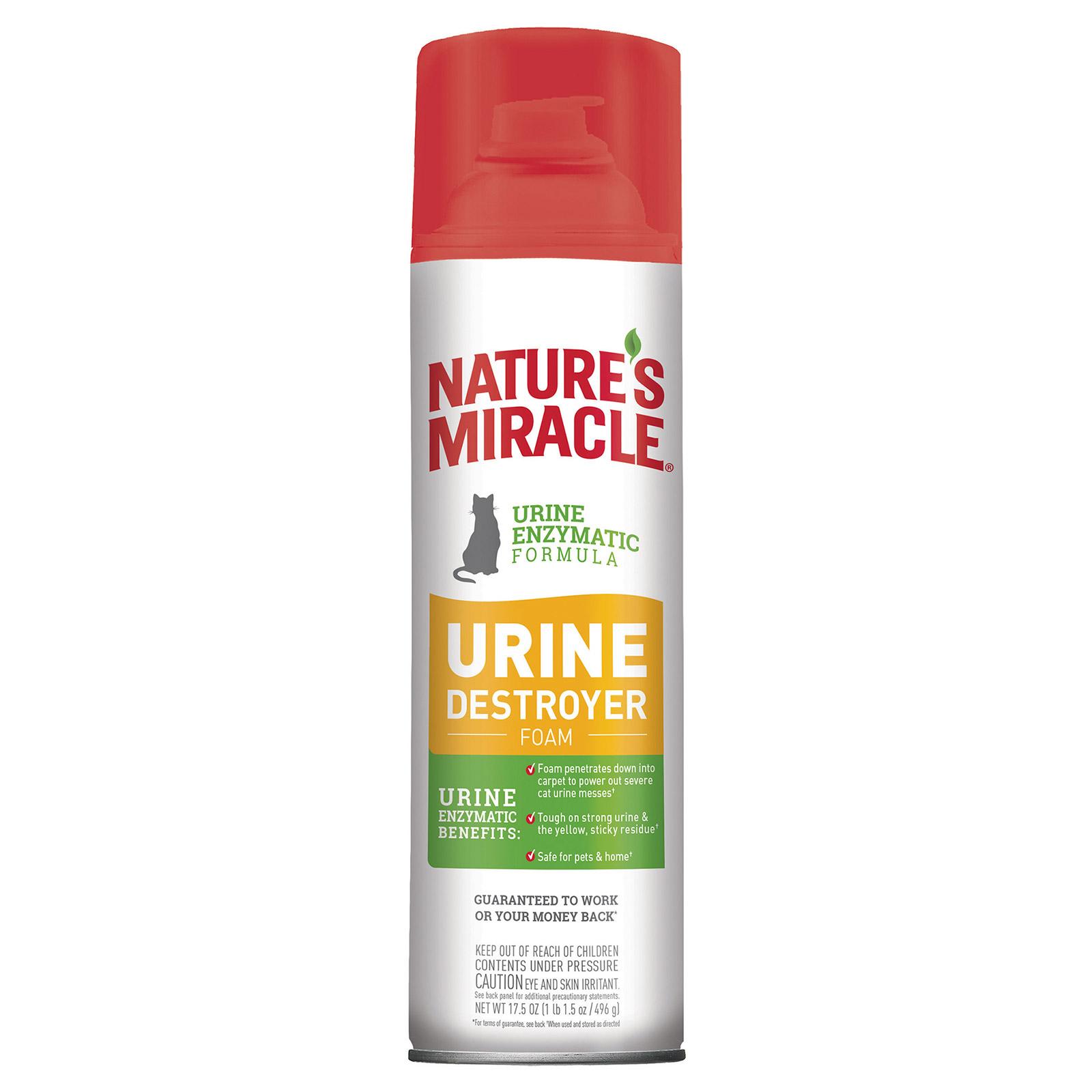 Nature Miracle Уничтожитель мочи Cat Urine Destroye518 мл (пена), для кошек