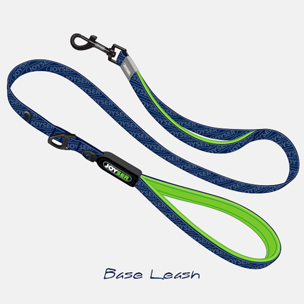 GiGwi Поводок для собак JOYSER Walk Base Leash XL синий с зеленым