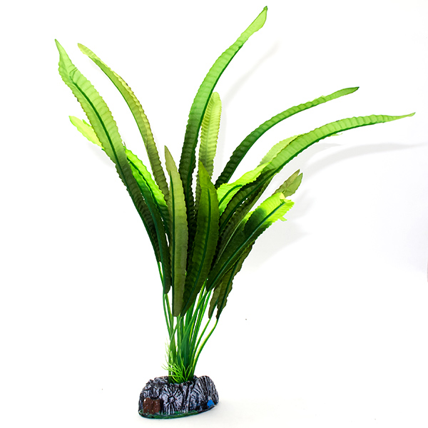 Растение аквариумное шелк.40см зеленое 4009 SALE (Сломан блистер)