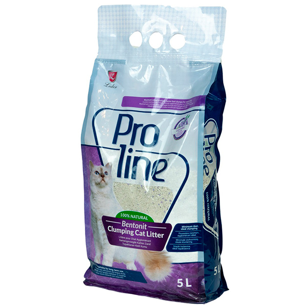 ProLine наполнитель для кошачьих туалетов, с ароматом лаванды 5 л