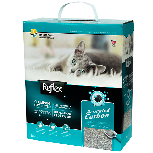 Reflex наполнитель для кошачьих туалетов, с повышенной впитываемостью 10 л