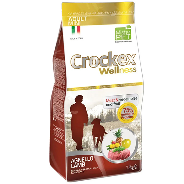 CROCKEX сухой д/собак мелких пород ягненок/рис 7,5 кг
