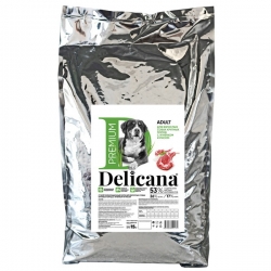 Delicana сух.д/собак крупных пород 15 кг ягненок с рисом