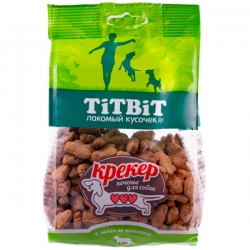 Титбит Крекер с мясом ягненка 250г СРОК РЕАЛ 06.06.26