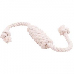 Doglike Сарделька канатная 1шт Dental Knot средняя, L=40см, белый