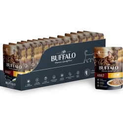 Mr.Buffalo пауч д/кошек ADULT 85г цыпленок в соусе