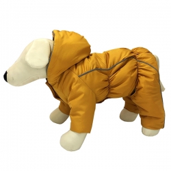 Комбинезон на синтепоне, девочка, (32см), горчичный, OSSO SALE