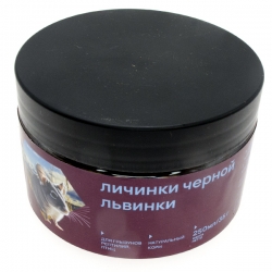AQUA CRYSTAL Личинки черной львинки банка 150мл/20гр