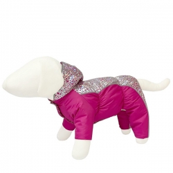 Комбинезон на синтепоне, девочка, (30), металлик,OSSO