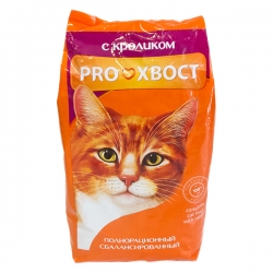PROХВОСТ корм сухой д/кошек 0,8 кг кролик АКЦИЯ -15%