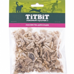 Титбит Легкое говяжье (для кошек) -- мягкая упаковка АКЦИЯ -20%