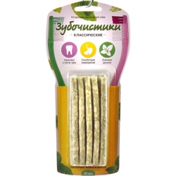 Деревенские лакомства Зубочистики Палочки  жеват. 10шт 85г