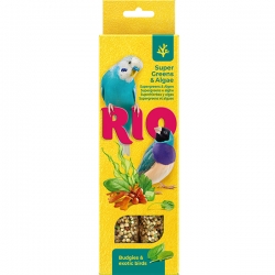 Рио Палочки д/волн.попугаев и экзотов суперзелень и водоросли 2шт*40г
