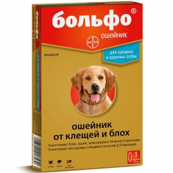 БОЛЬФО ошейник д/соб сред.и крупн.(70см) СРОК РЕАЛ 12.25