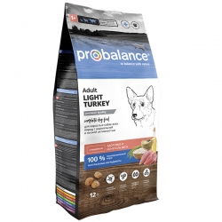 ProBalance корм сух.д/соб 12кг LIGHT с норм.активностью индейка (Алейск) АКЦИЯ -20%