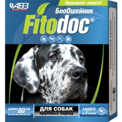 FITODOC  Ошейник репеллентный био д/круп. собак 80 см