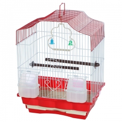 Клетка д/птиц Jack&King 30*23*39см фигурная укомплект.