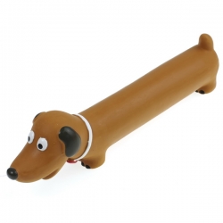 Игрушка д/соб Такса с пищалкой, латекс, р-р 25,7 см, Jack&King