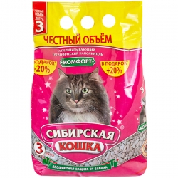 СИБИРСКАЯ КОШКА наполн. 3л КОМФОРТ АКЦИЯ +20%