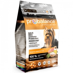 ProBalance корм сух.д/соб 0.5кг миниатюрных пород Immuno Adult Mini АКЦИЯ -15%