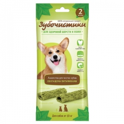 Деревенские лакомства Зубочистики с авокадо д/средних/крупных соб.35г