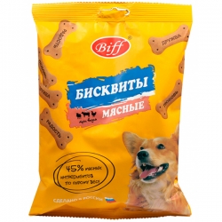 Титбит Бисквиты мясные Три вкуса для собак всех пород 200 г АКЦИЯ -20%