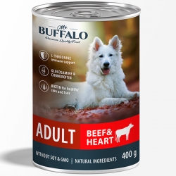 Mr.Buffalo конс.д/собак ADULT 400г говядина и сердце