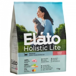 Elato Holistic Lite д/кош взр.стерил.малоактив. Ягненок/Индейка 7 кг